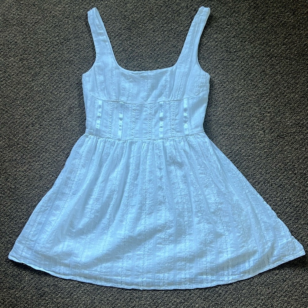 Princess Polly White Lorinda Mini Dress Size 2